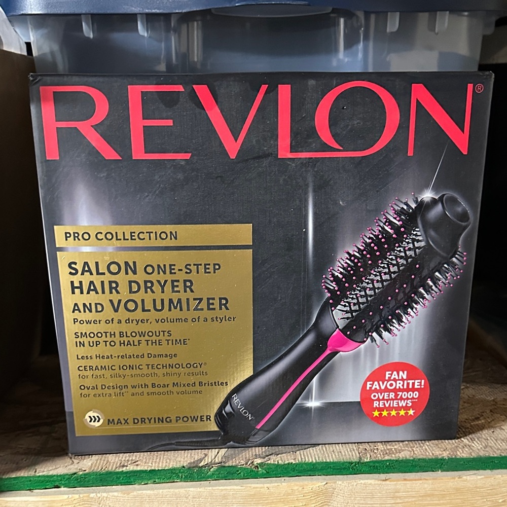 Revlon Pro Collection Hair Dryer and Volumizer - Black and Pink